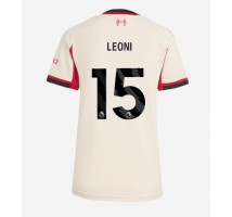 Liverpool Giovanni Leoni #15 Koszulka Wyjazdowa damskie 2025-26 Krótki Rękaw